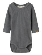 Nbmrajo Mab Ls Slim Body Lil Grey Lil'Atelier