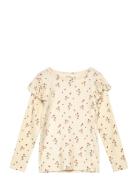 Nmflavo Eve Ls Slim Top Lil Cream Lil'Atelier