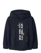 Nkmvelten Ls Rlx Sweat Wh Unb Navy Name It