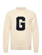 Intarsia G C-Neck Cream GANT