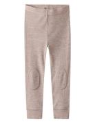 Nmnwax Wool Rib Legging Noos Pink Name It