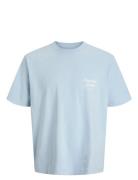 Jornorrebro Typo Tee Ss Crew Neck Sn Jnr Blue Jack & J S