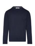 Essential Cotton-Blend Sweater Navy Mango