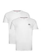 Basic T-Shirt Sl 2 Pack White Alpha Industries