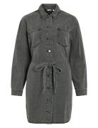 Vikiki L/S Denim Shirt Dress Dgd Grey Vila