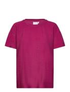 Shimmer Tee In Lurex Jersey Pink Coster Copenhagen