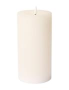 Rustic Finish Led Pillar Candle White C'est Bon