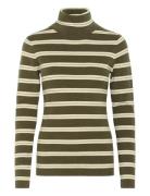 Slspina Stri Ped Rollneck Khaki Soaked In Luxury