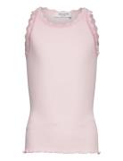 Rkbalta Modal Sl Lace Top Pink Rosemunde Kids