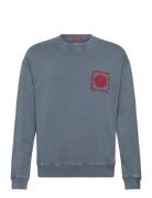 Relaxed-Fit Washed Artwork Sweatshirt Blue Scotch & Soda