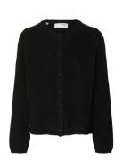 Slflulu New Ls Knit Cardigan Noos Black Selected