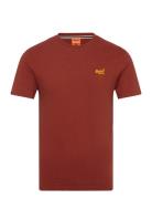 Essential Logo Emb Tee Red Superdry
