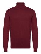 Ecovero L/S Roll Neck Knit Burgundy Lindbergh