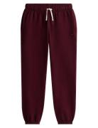 Essential Fleece Sweatpants Burgundy Tommy Hilfiger