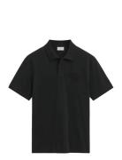 Reg Tonal Shield Ss Polo Black GANT
