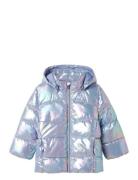 Nmfmolina Puffer Jacket Shiny Purple Name It