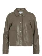 Vihellium Short Jacket - Noos Brown Vila