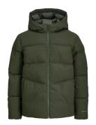Jjglobal Puffer Jacket Jnr Green Jack & J S