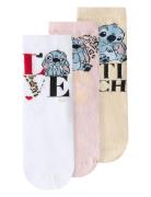 Nmfjane Stitch 3P Sock Wdi Cream Name It