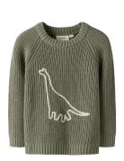 Nmmemlen Emb Knit Lil Green Lil'Atelier