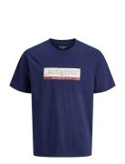Jorinwood Block Brand Tee Ss Cn Noos Jnr Blue Jack & J S