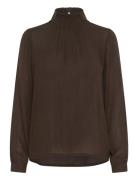 Trine Blouse Brown Kaffe