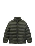 Quilted Jacket Khaki Mango