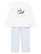Printed Long Pyjamas Blue Mango