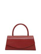 Overlapping Closure Handbag Burgundy SUI AVA