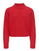 Kogrene Life Ls Button O-Neck Cp Knt Red Kids Only
