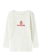 Nmfnatasja Slim Ls Top White Name It