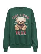 Onlbila L/S Bear O-Neck Swt Green ONLY