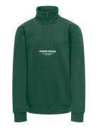 Osjcurated Reg Half Zip Sweat Vd Green ONLY & SONS