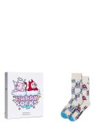 2-Pack Good Bad Pig Socks Gift Set White Happy Socks