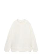 Long-Sleeve Knitted Sweater Cream Mango