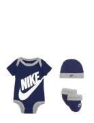 C1-Bodysuit+Hat+Bootie Blue Nike