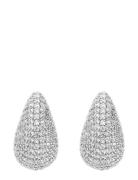 Corinne Crystal Small Earring Silver By Jolima