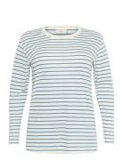Kcwinni Ls T-Shirt Blue Kaffe Curve