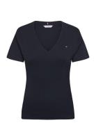 New Slim Cody V-Nk Ss Black Tommy Hilfiger