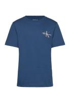Chest Monogram T-Shirt Navy Calvin Klein