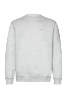 Tjm Reg S Flag Crew Grey Tommy Jeans