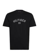 Hilfiger Flock Tee Black Tommy Hilfiger