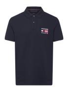 Hilfiger Flag Reg Polo Black Tommy Hilfiger