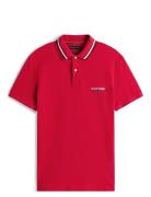 Hilfiger Tipped Reg Polo Red Tommy Hilfiger