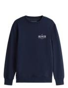 Hilfiger Stacked Sweatshirts Navy Tommy Hilfiger