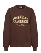 Varsity Mdrn Terry Swtshrt Brown Tommy Hilfiger