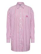 Tjw Ovs Mini Shirt Dress Ext Red Tommy Jeans