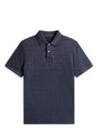 Mercerised Two T Reg Polo Navy Tommy Hilfiger