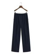 Wool Blend Pull On Pants Navy GANT