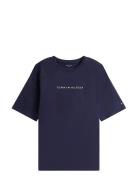 Ss Tee Cont. Logo Navy Tommy Hilfiger